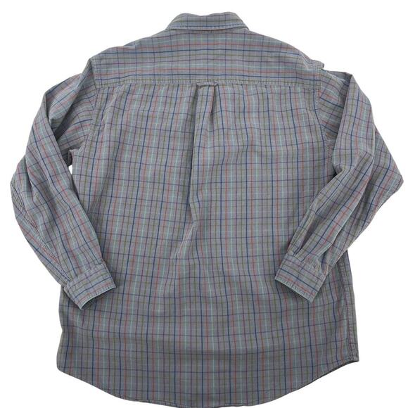 L.L. Bean Vintage 100% Cotton Button Down Shirt Long Sleeve 80s Large Tall - Picture 9 of 9
